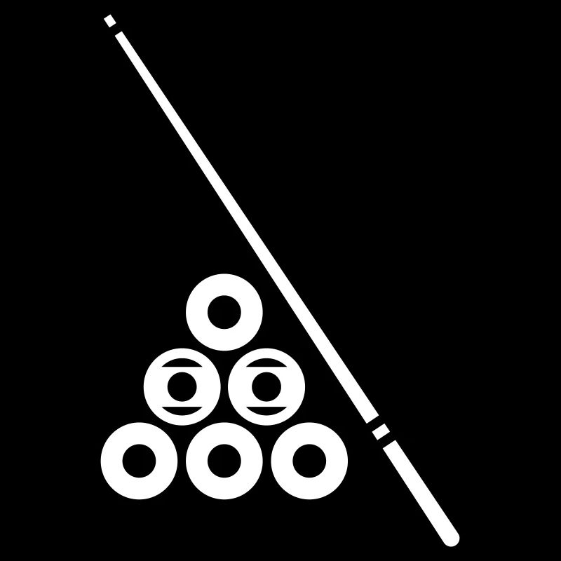 Icône de symbole de billard