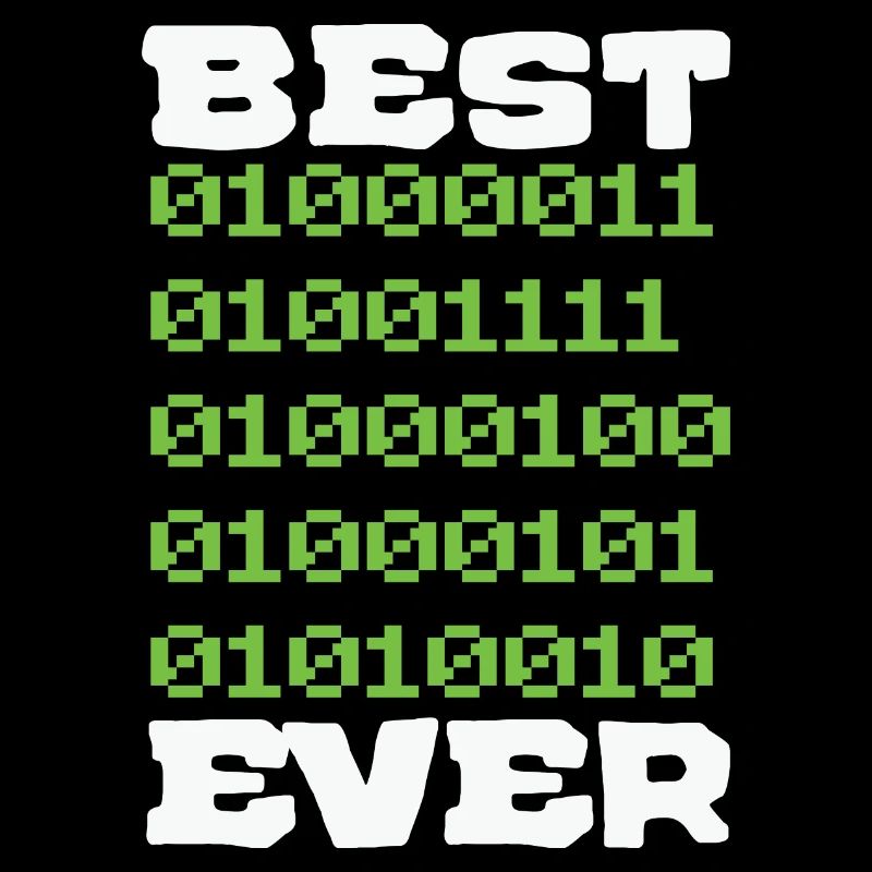 Best Coder ever Father Men Funny Nerd