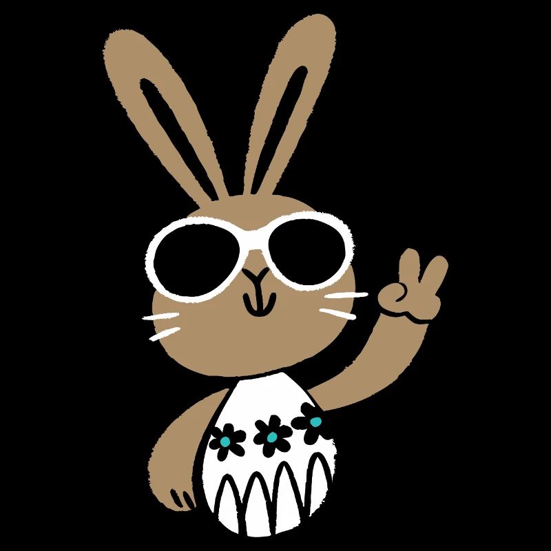 Joyeuses Pâques - Lapin de Pâques - Oeuf de Pâques - Cadeau