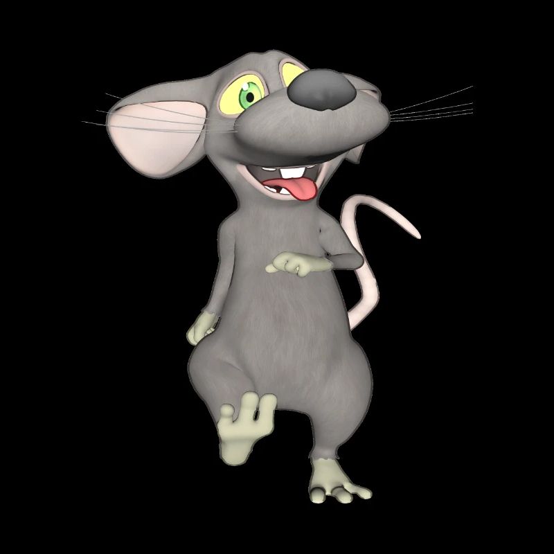 Funny mouse in 3D