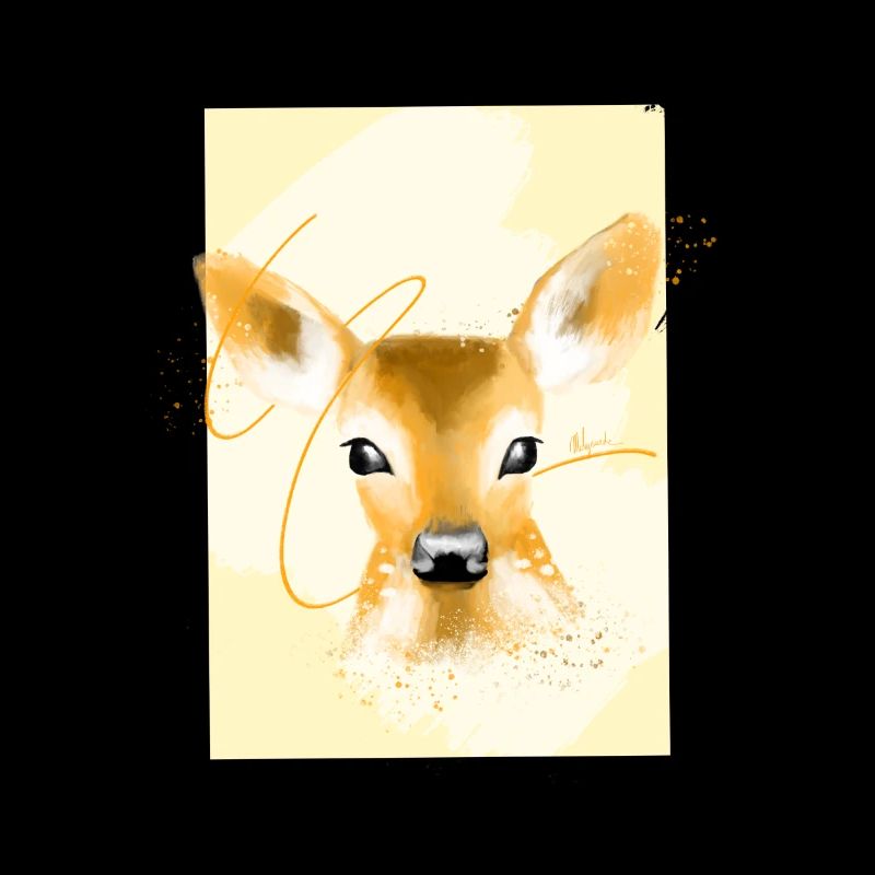 faon mignon, dessin