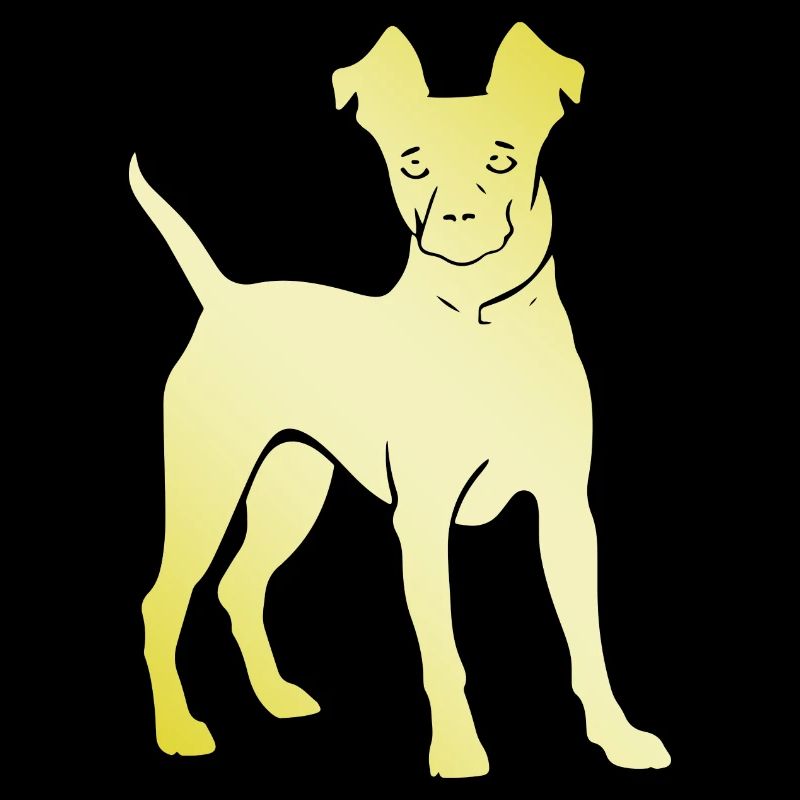 Silhouette de chien Pinscher