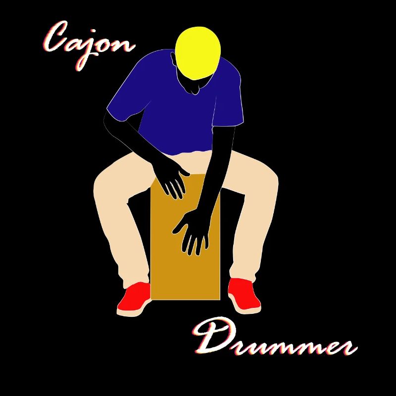 cajon drummer musician cajon drummer gift