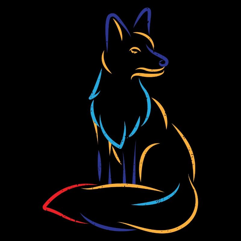 Fox Fuchs Waldtier Silhouette