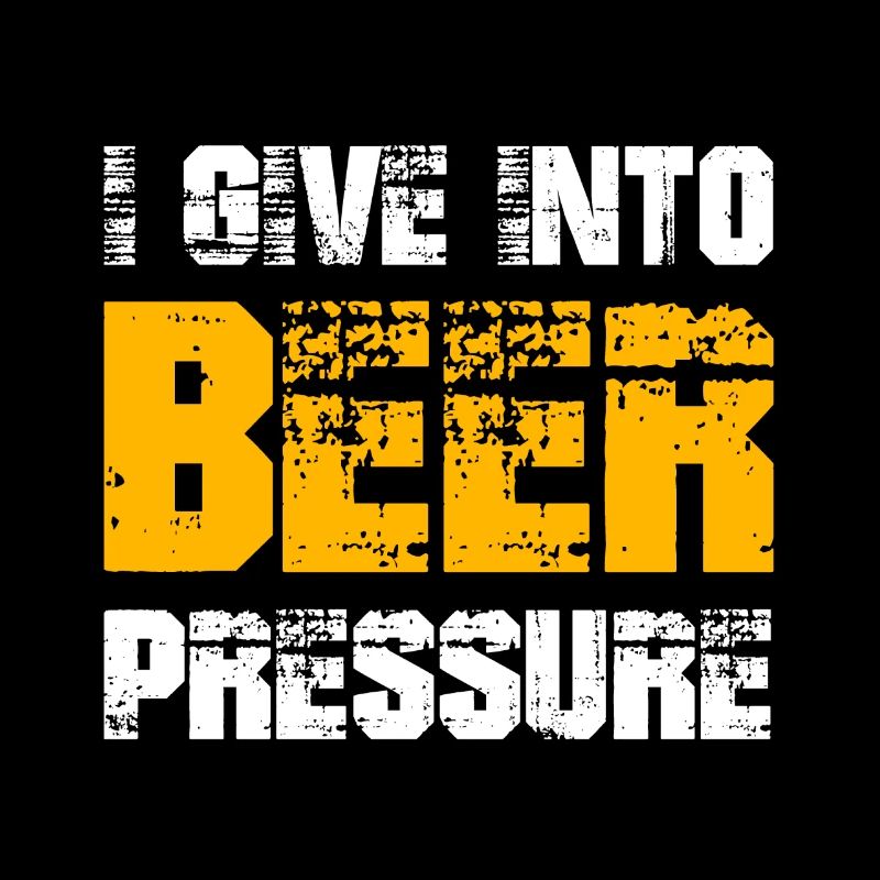 Je fais pression sur la bière