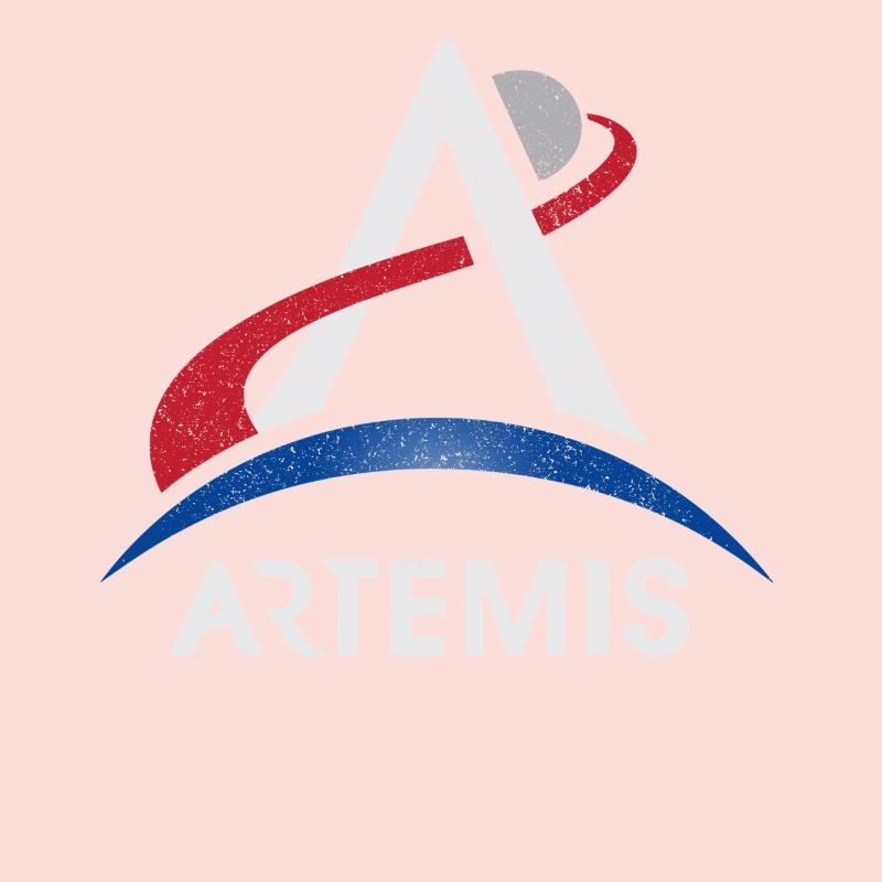 Artemis Program Logo Moon Mars Space Nasa Lunar Mi