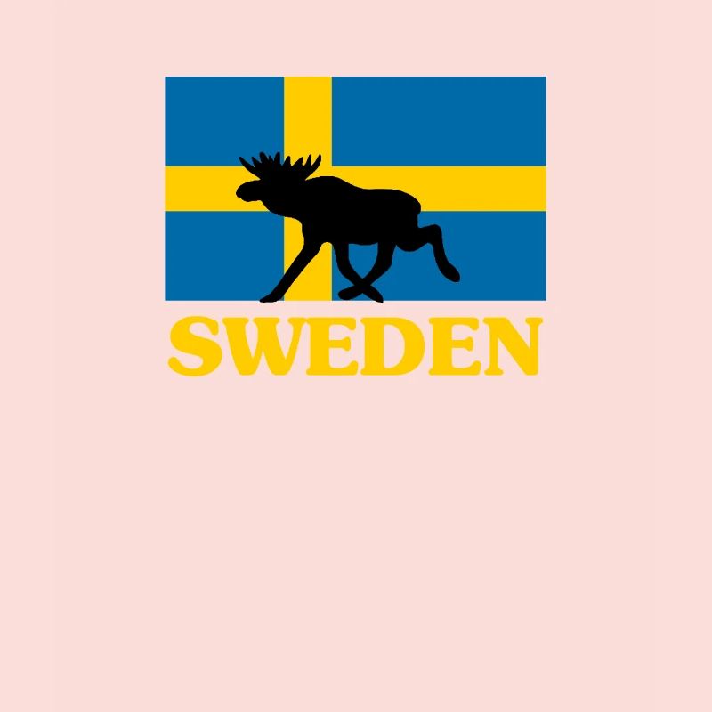 Drapeau de la Suède Elk