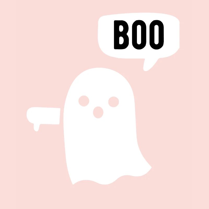 boo ghost pouces vers le bas
