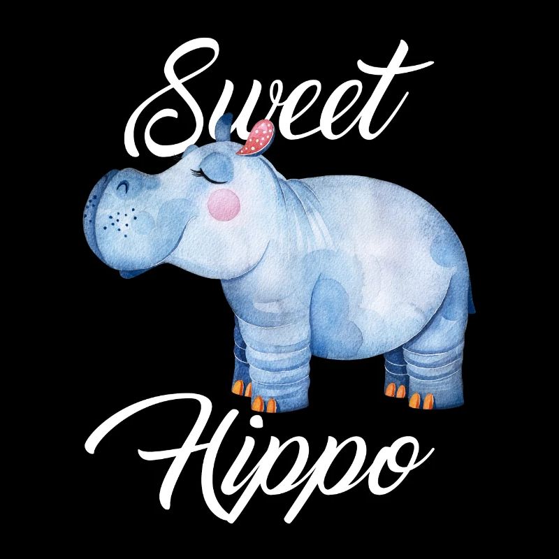 Geschenk zur Geburt der Tochter Süsses Hippo