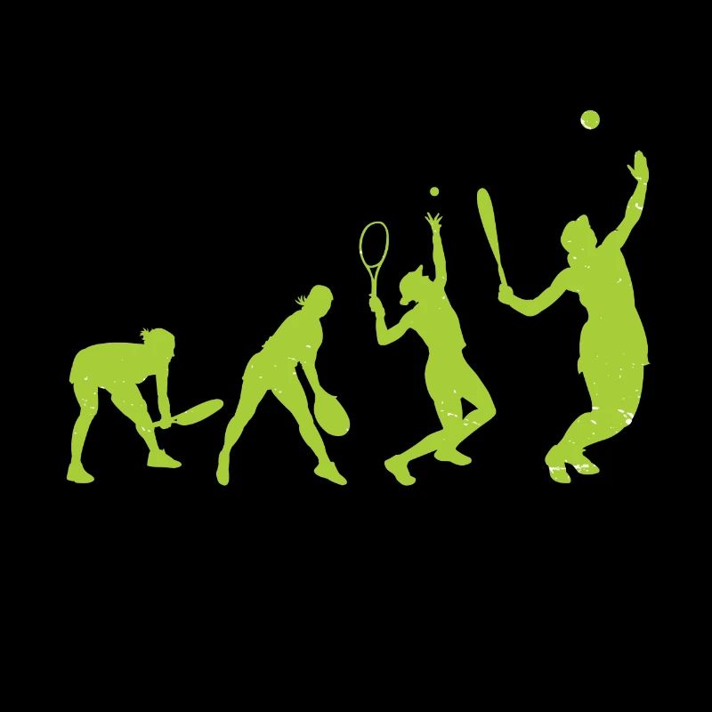 TENNIS EVOLUTION SHIRT LUSTIGES GESCHENK KINDER