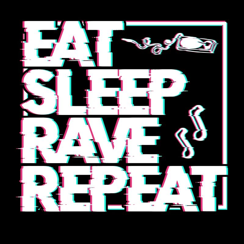 Manger sommeil rave répéter