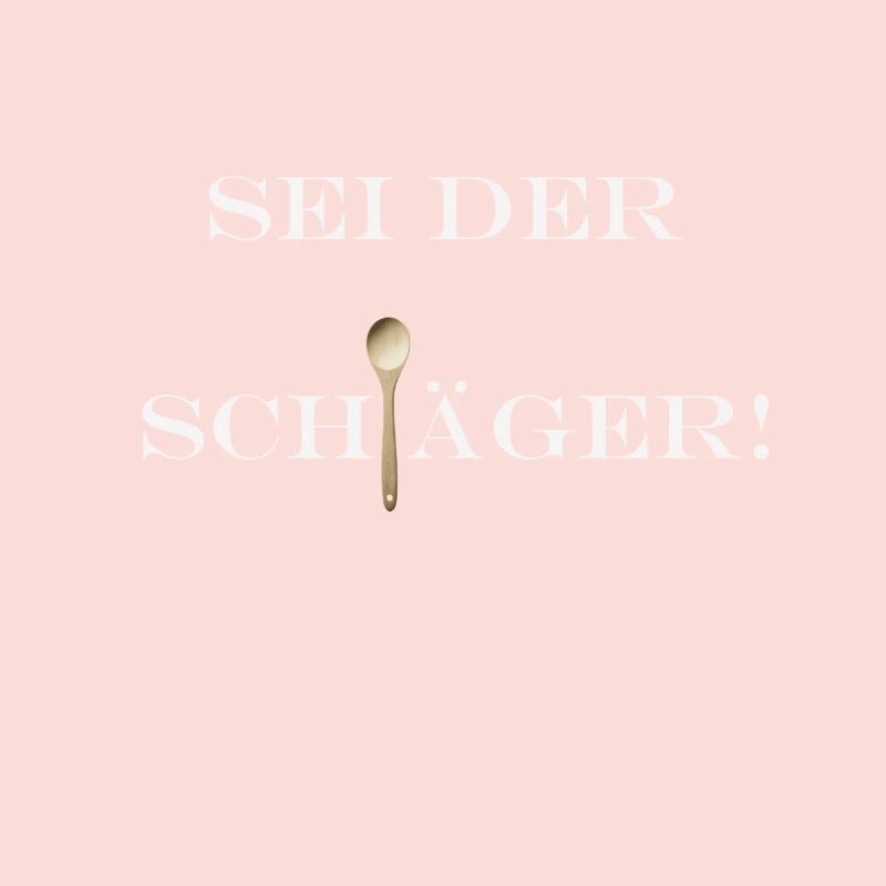 Sei der Schläger Kochlöffelshirt