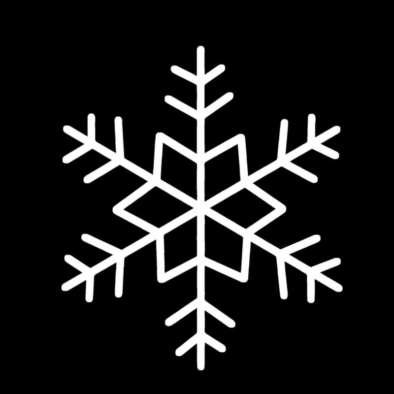 Snow Snowflake Christmas - Gift White