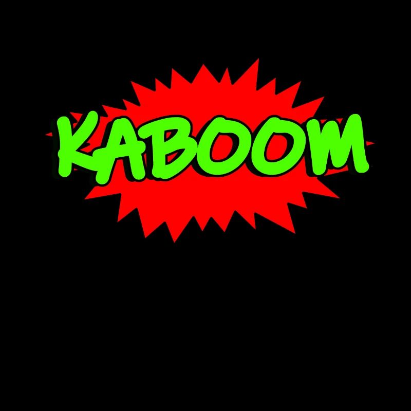Comic Kaboom Schirftzug Graffiti cooles Geschenk