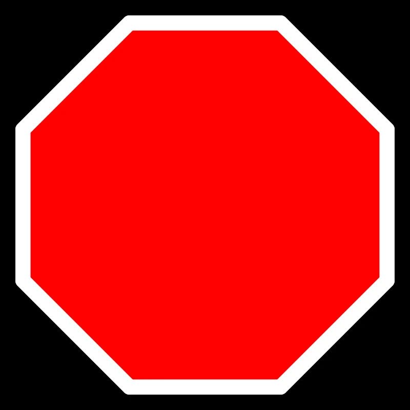 Stopschild Vorlage + DEIN TEXT