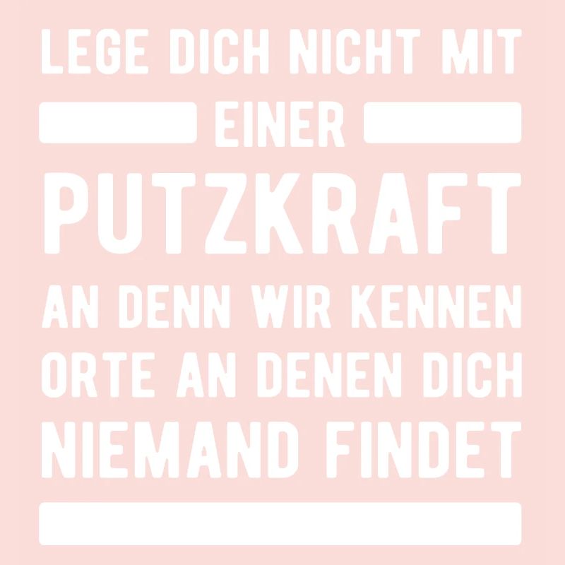 Putzkraft Spruch Geschenk