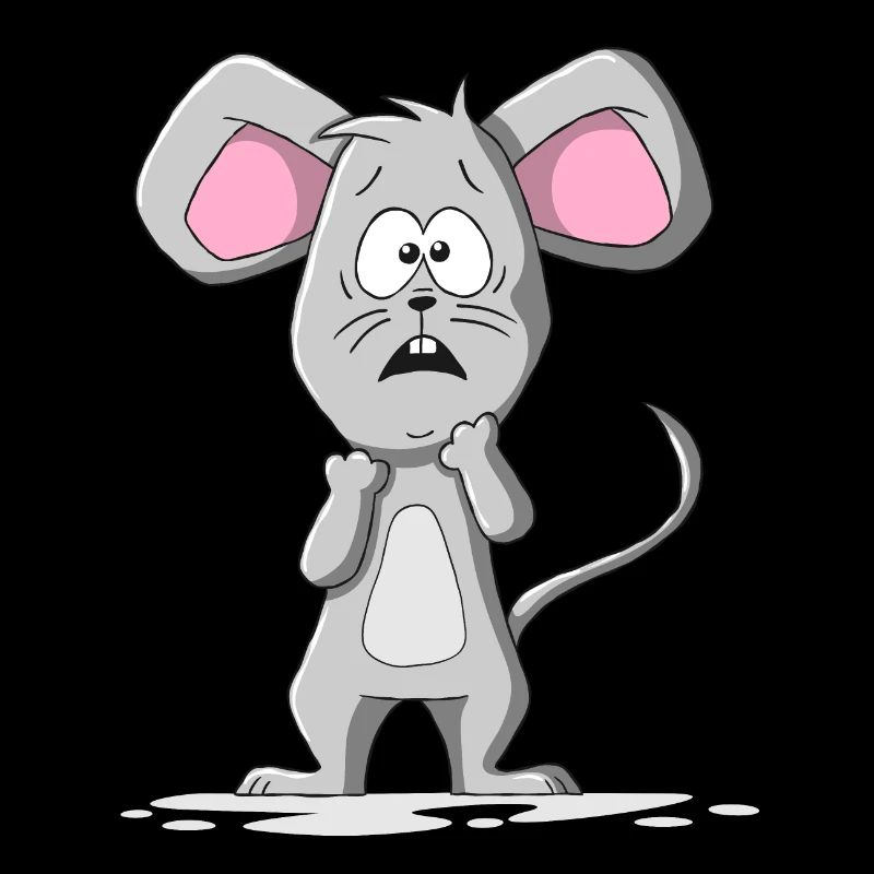 Souris anxieuse