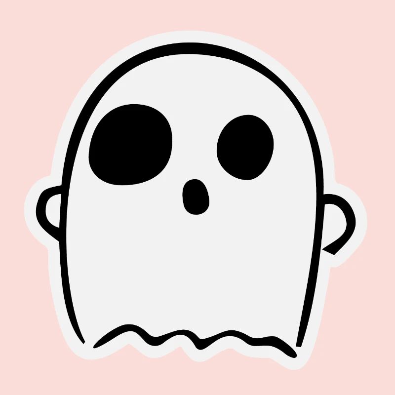 Fantôme surpris mignon