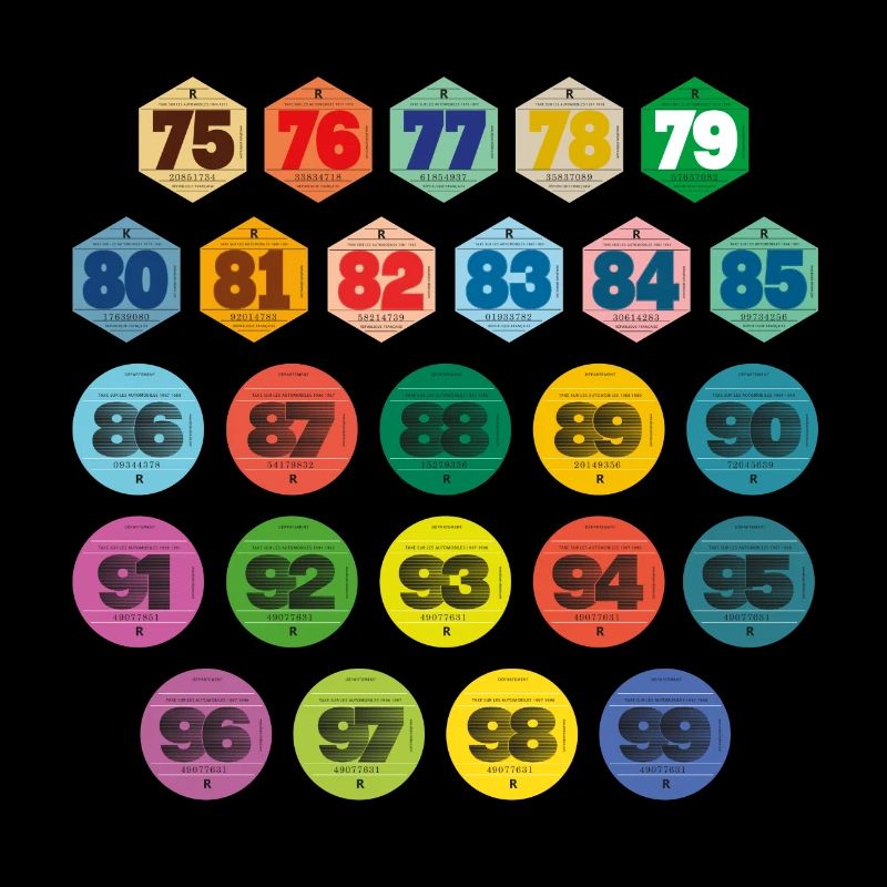 visual tax stickers