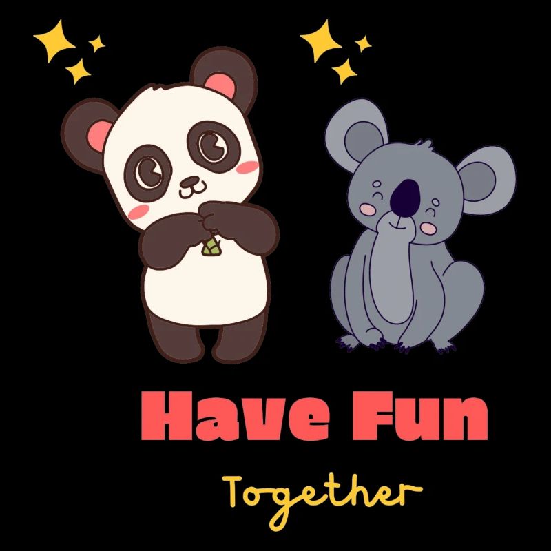 panda et koala ensemble