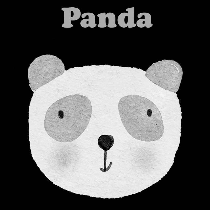 Grauer Panda