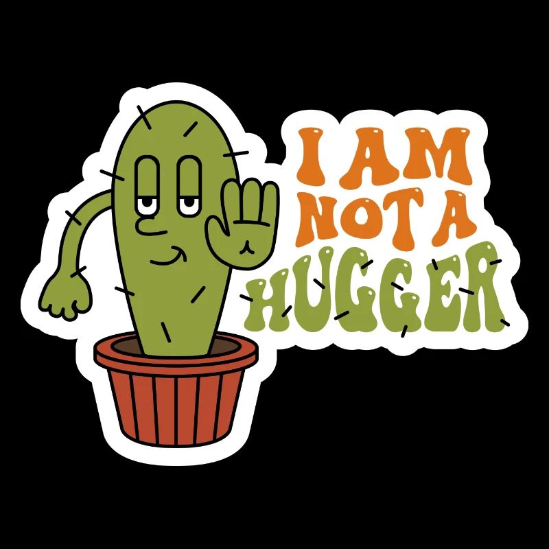 Je ne suis pas un cactus sarcastique Hugger Design