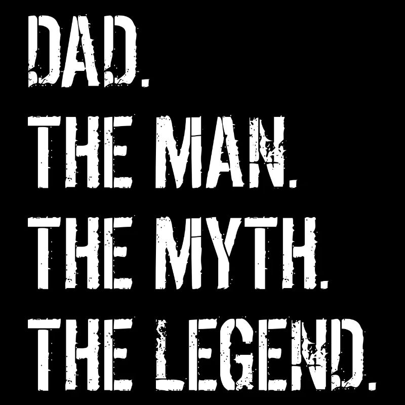 Dad the Legend Gift white
