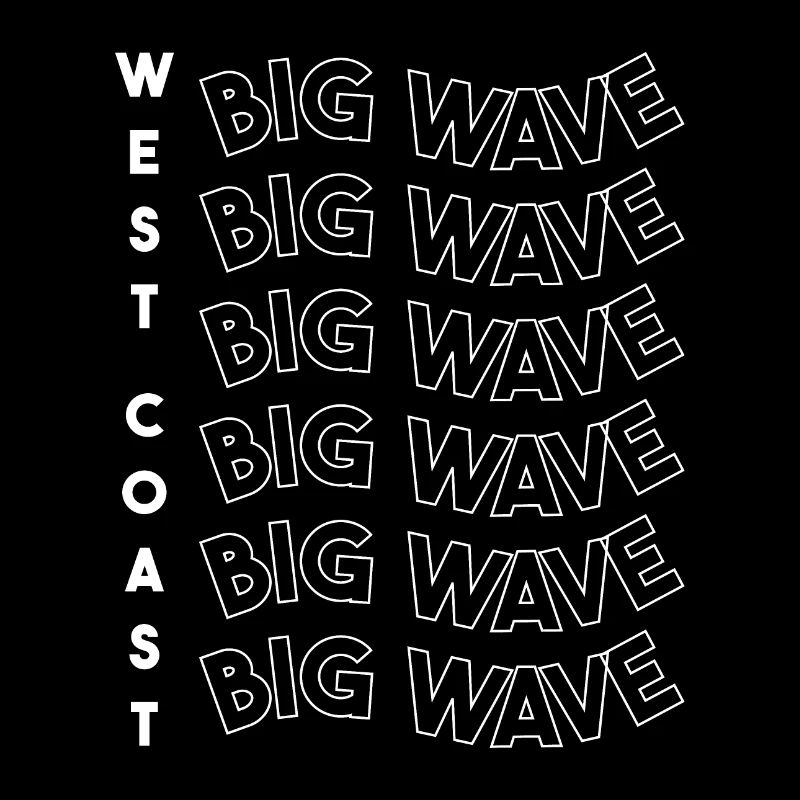 Blanc Big Wave de la côte ouest