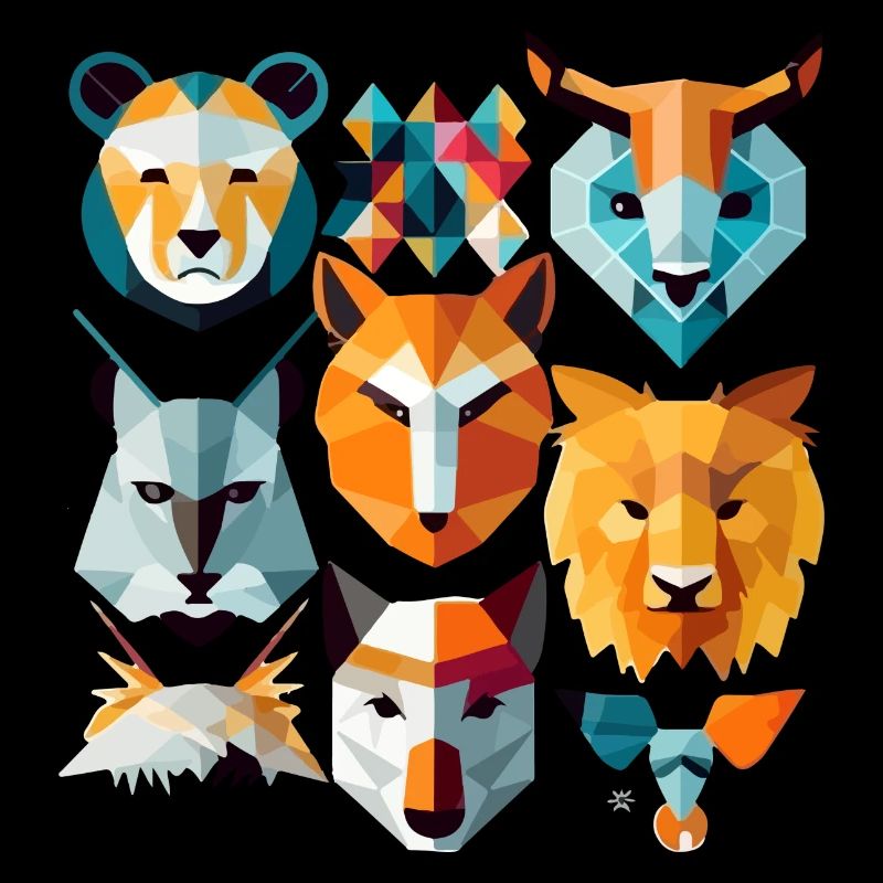 Les animaux géométriques