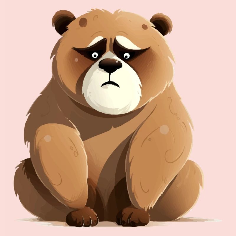 Bibi the grumpy bear