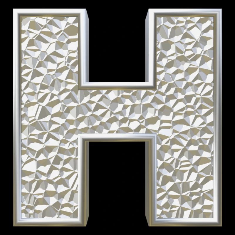 H, letter, letter H, initial, initial H, monogram,