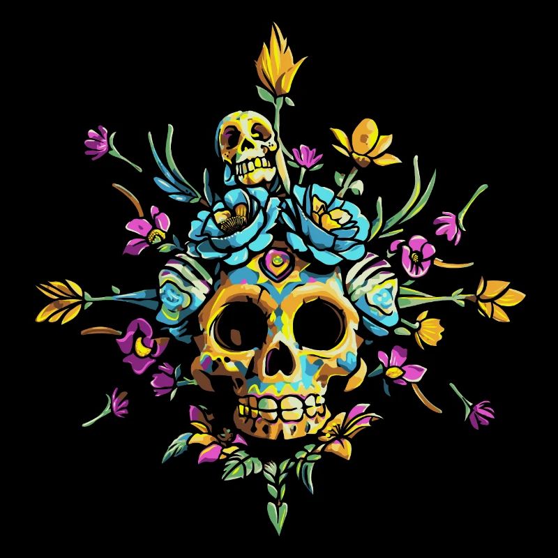 Totenkopf Blumen