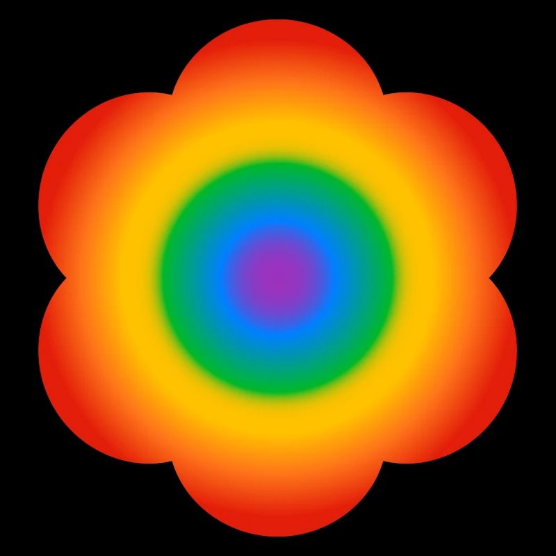 Rainbow Flower