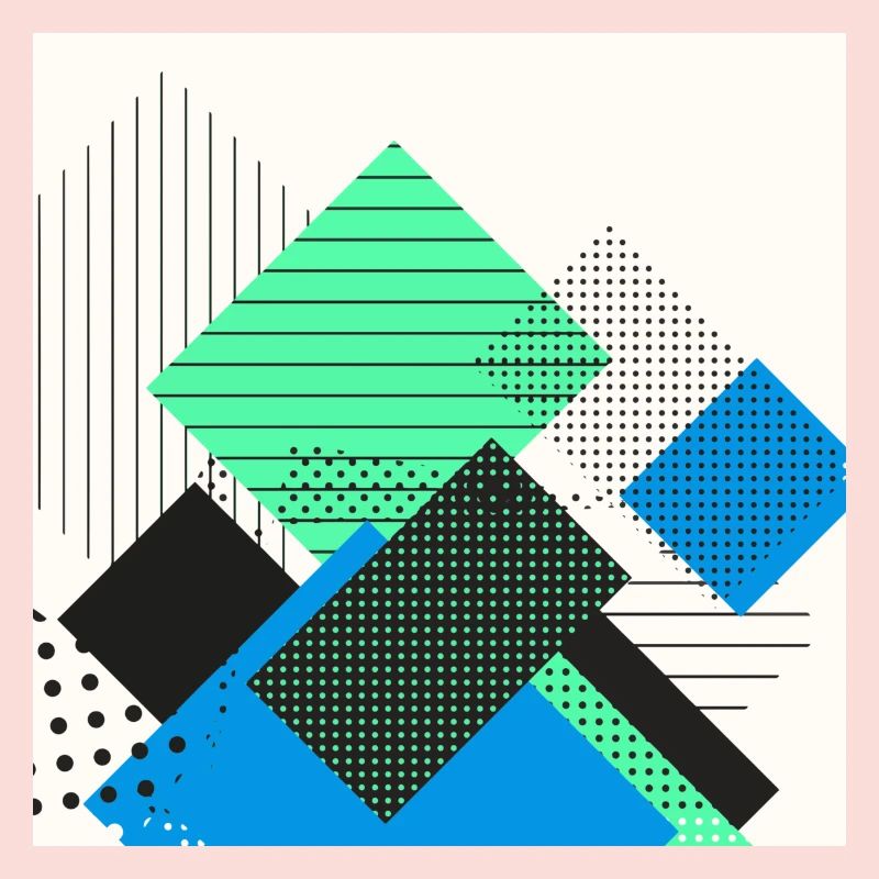 Abstract rectangles pastel