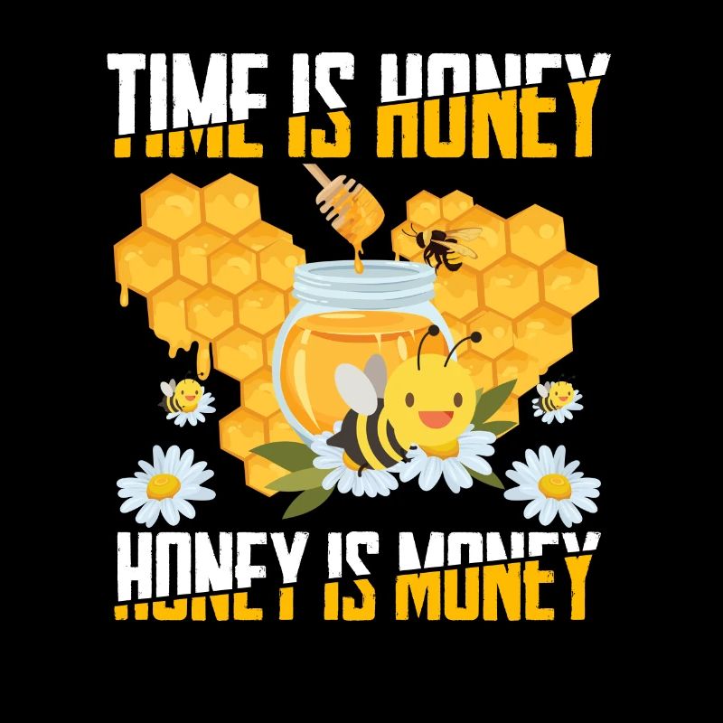 Imker Honig Spruch Bienen Geschenk
