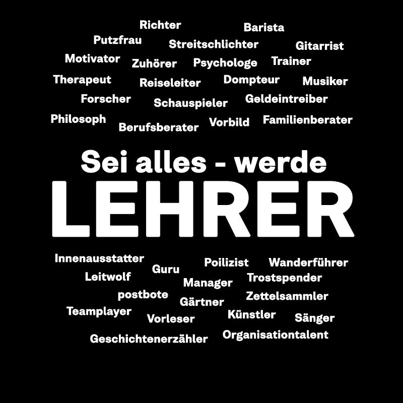 Geschenk Sei alles werde Lehrer