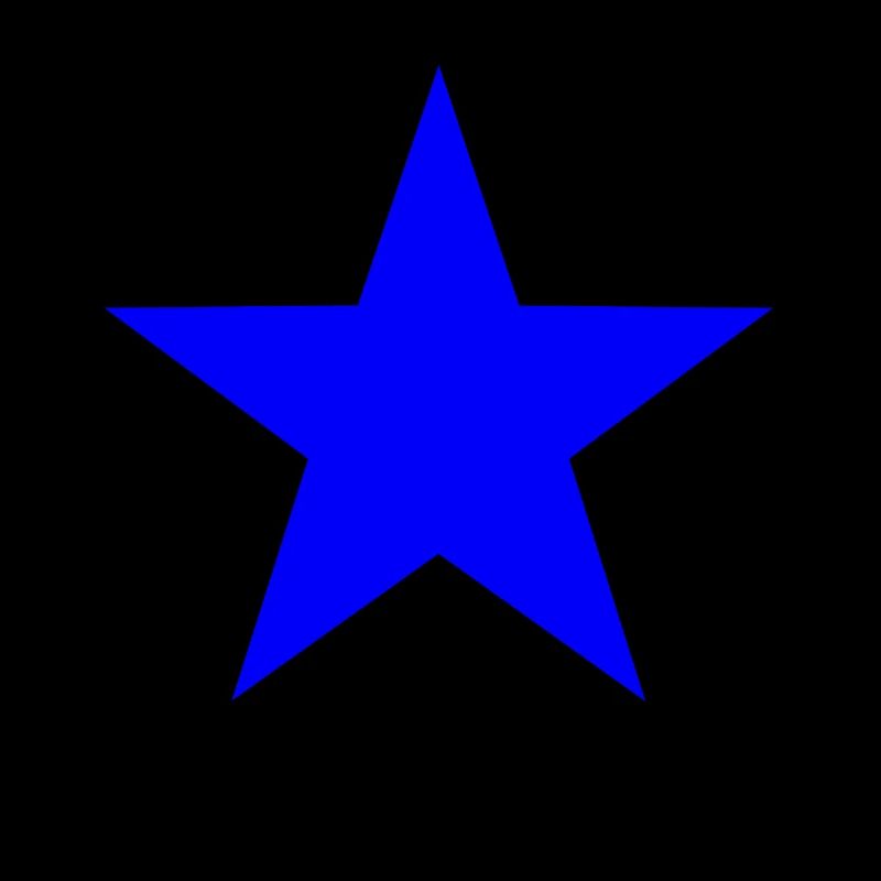 Stern blau