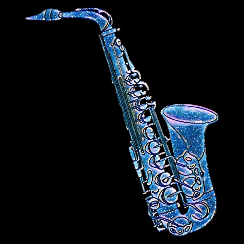 Saxophon bunt