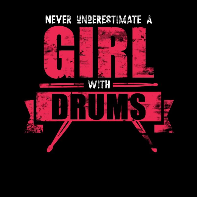 Schlagzeug Mädchen Geschenkidee