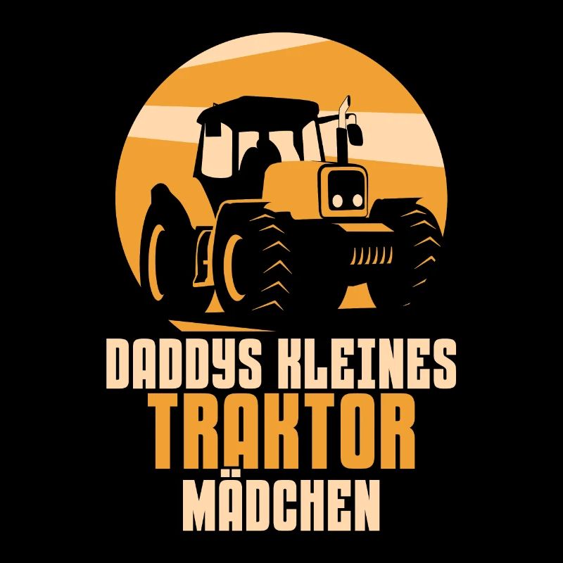 Daddys kleines traktor mädchen Landwirtschaft