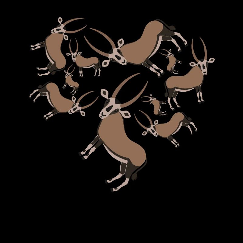 Herz Spießbock Steinbock