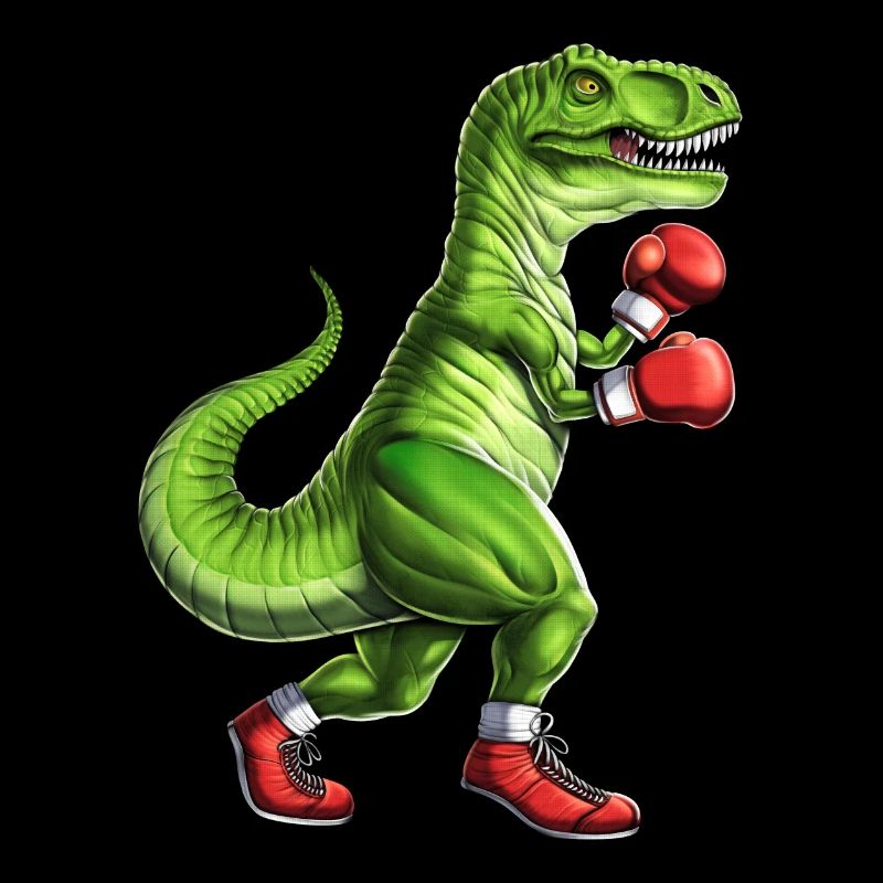 Boxe T-Rex Dinosaure