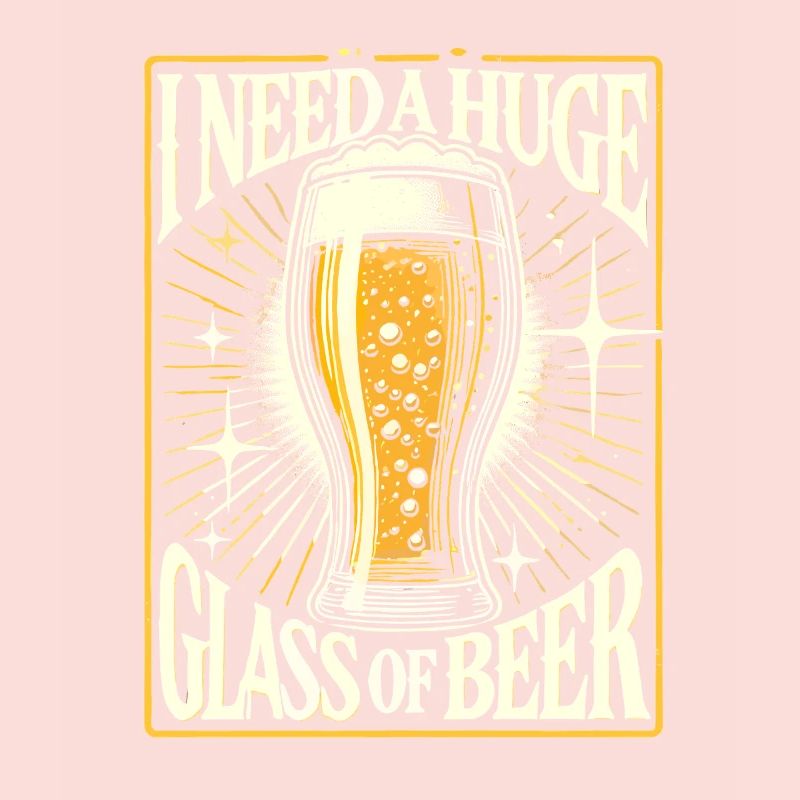 Ich brauche ein großes Glas Bier
