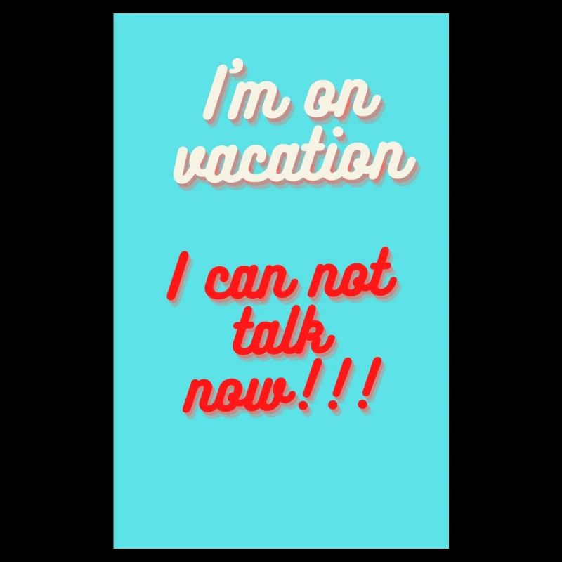 I M ON VACATION!! I CAN NOT TALK NOW