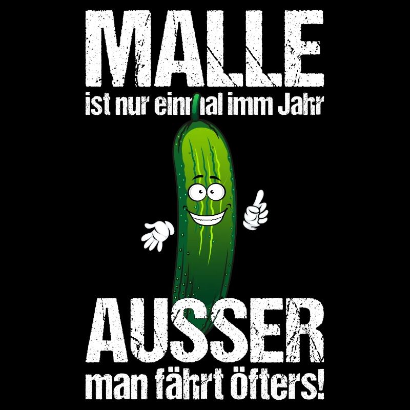 Malle Mallorca Gurke Bier Geschenk