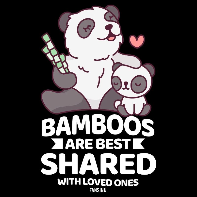 Panda mère panda bébé panda amant bambou