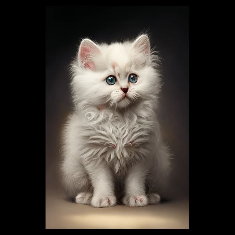 Chaton blanc