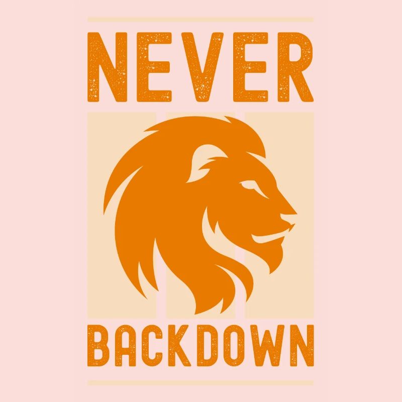 never backdown