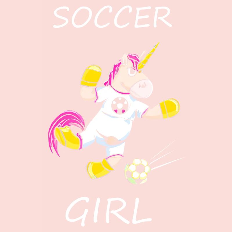 Fußball Einhorn Mädchen Spruch