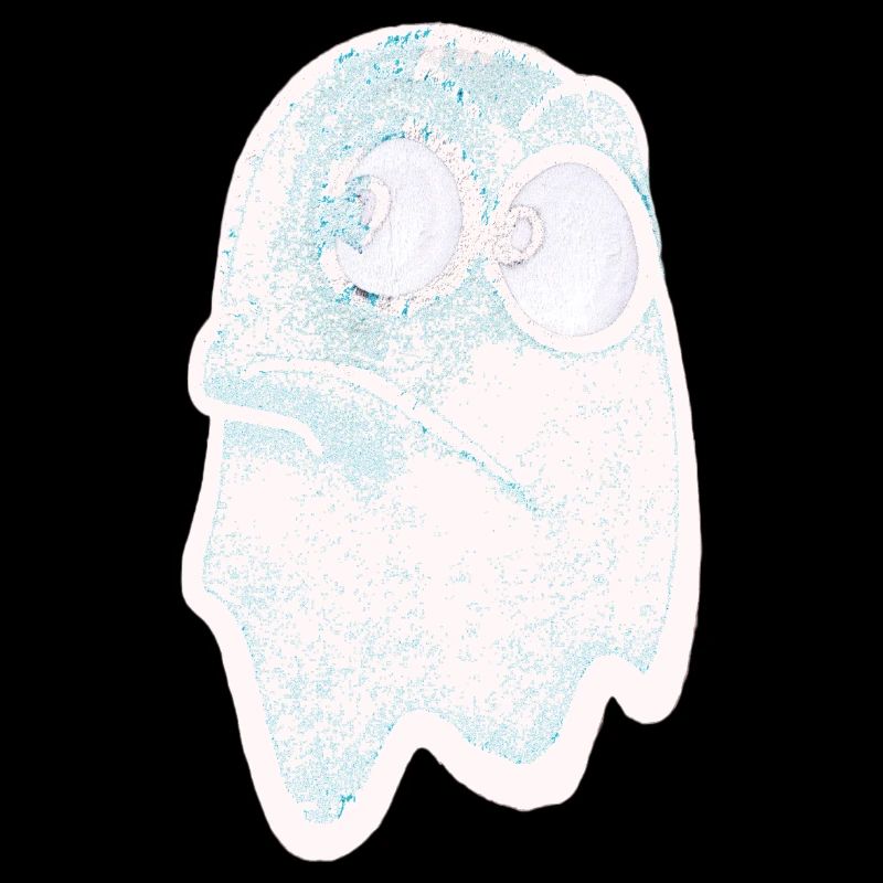 Funny fierce-looking ghost